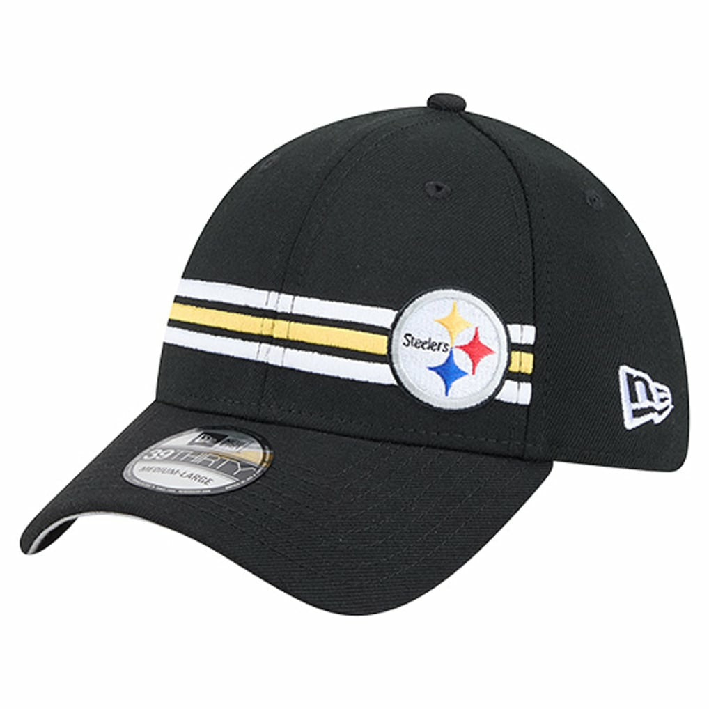 Stripes 39THIRTY Flex Hat - Pittsburgh Steelers