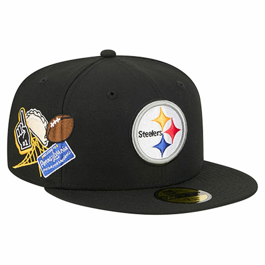 Group Chat 59FIFTY Fitted Hat - Pittsburgh Steelers