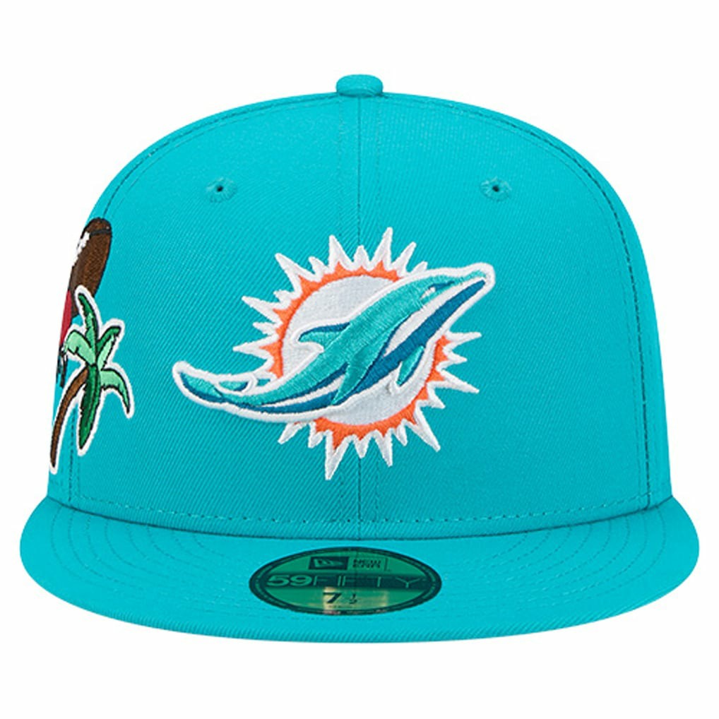 Group Chat 59FIFTY Fitted Hat - Miami Dolphins