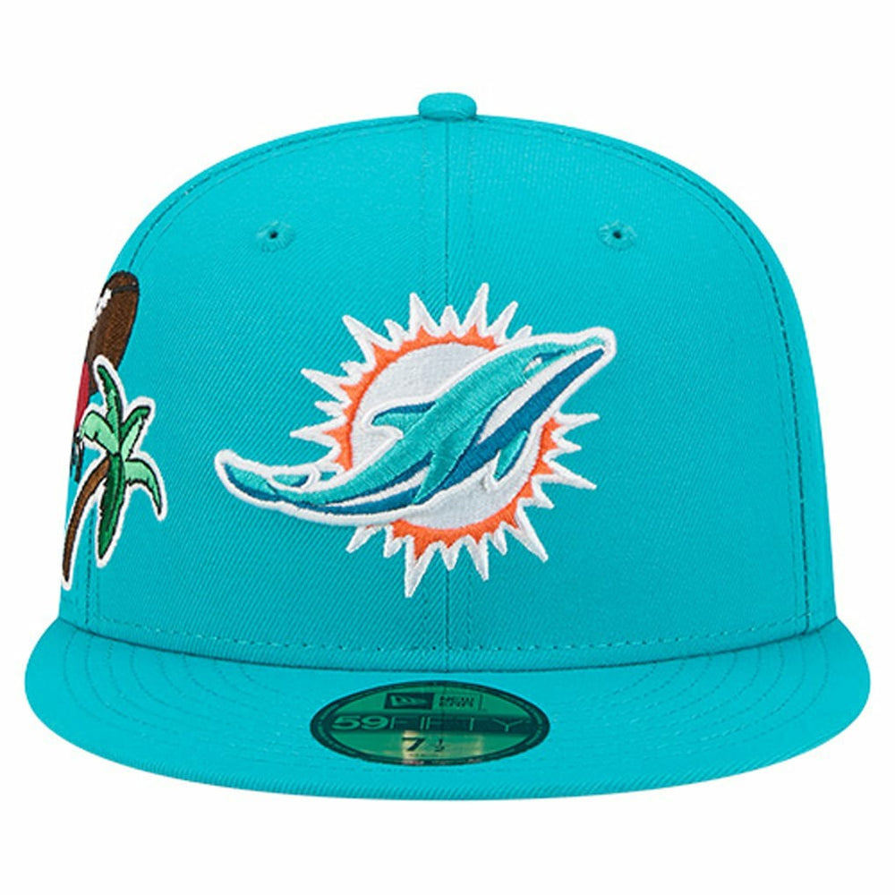 Group Chat 59FIFTY Fitted Hat - Miami Dolphins