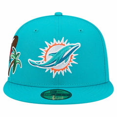 Group Chat 59FIFTY Fitted Hat - Miami Dolphins