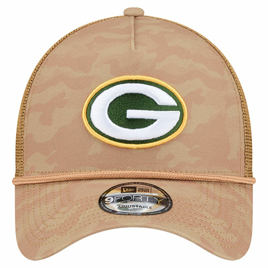 Wheat Camo 9FORTY Adjustable Hat - Green Bay Packers