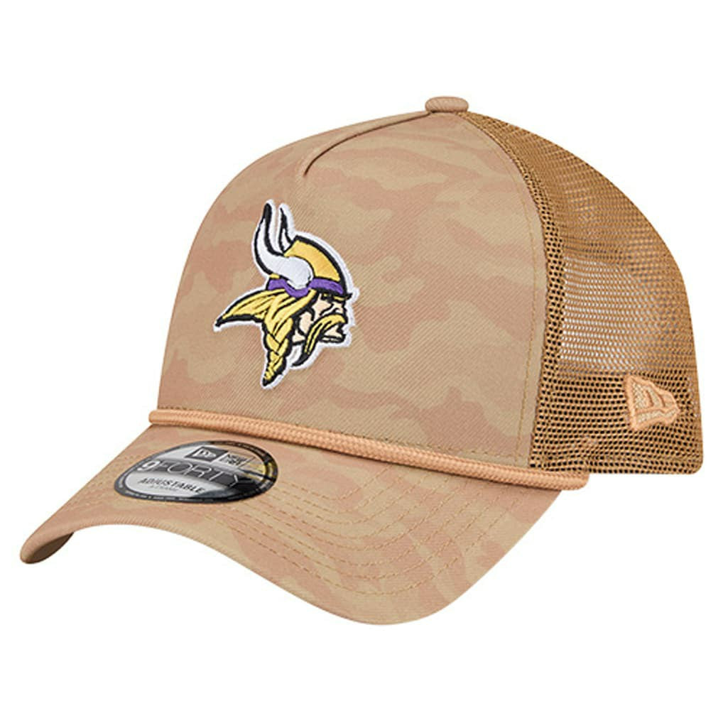 Wheat Camo 9FORTY Adjustable Hat - Minnesota Vikings