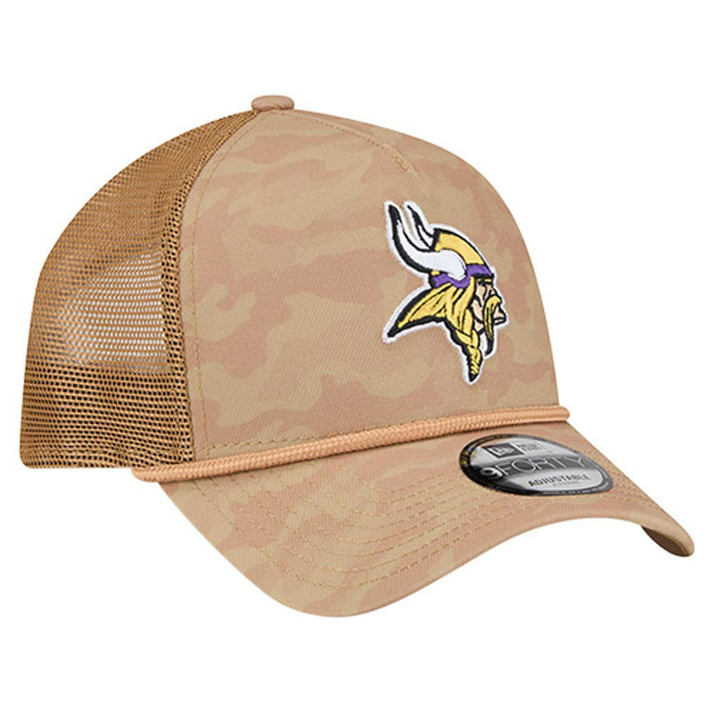 Wheat Camo 9FORTY Adjustable Hat - Minnesota Vikings