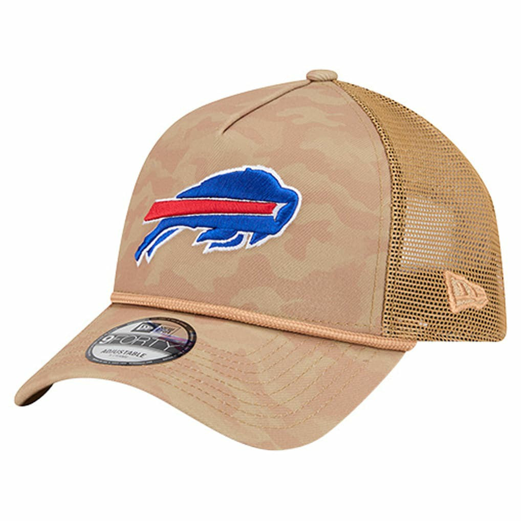 Wheat Camo 9FORTY Adjustable Hat - Buffalo Bills