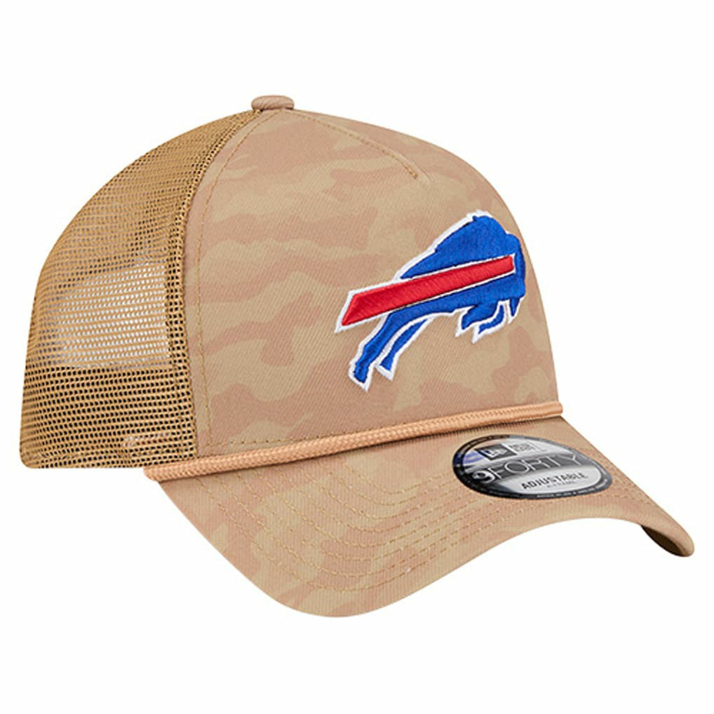 Wheat Camo 9FORTY Adjustable Hat - Buffalo Bills