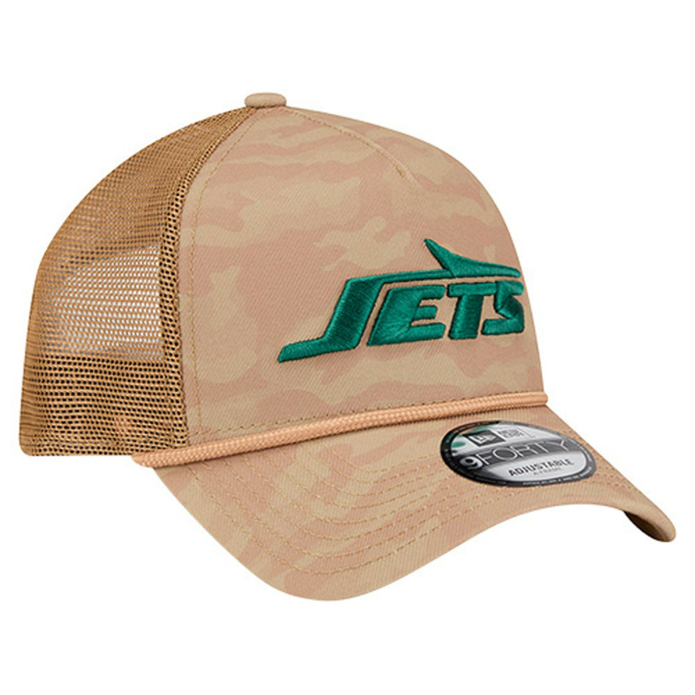 Wheat Camo 9FORTY Adjustable Hat - New York Jets