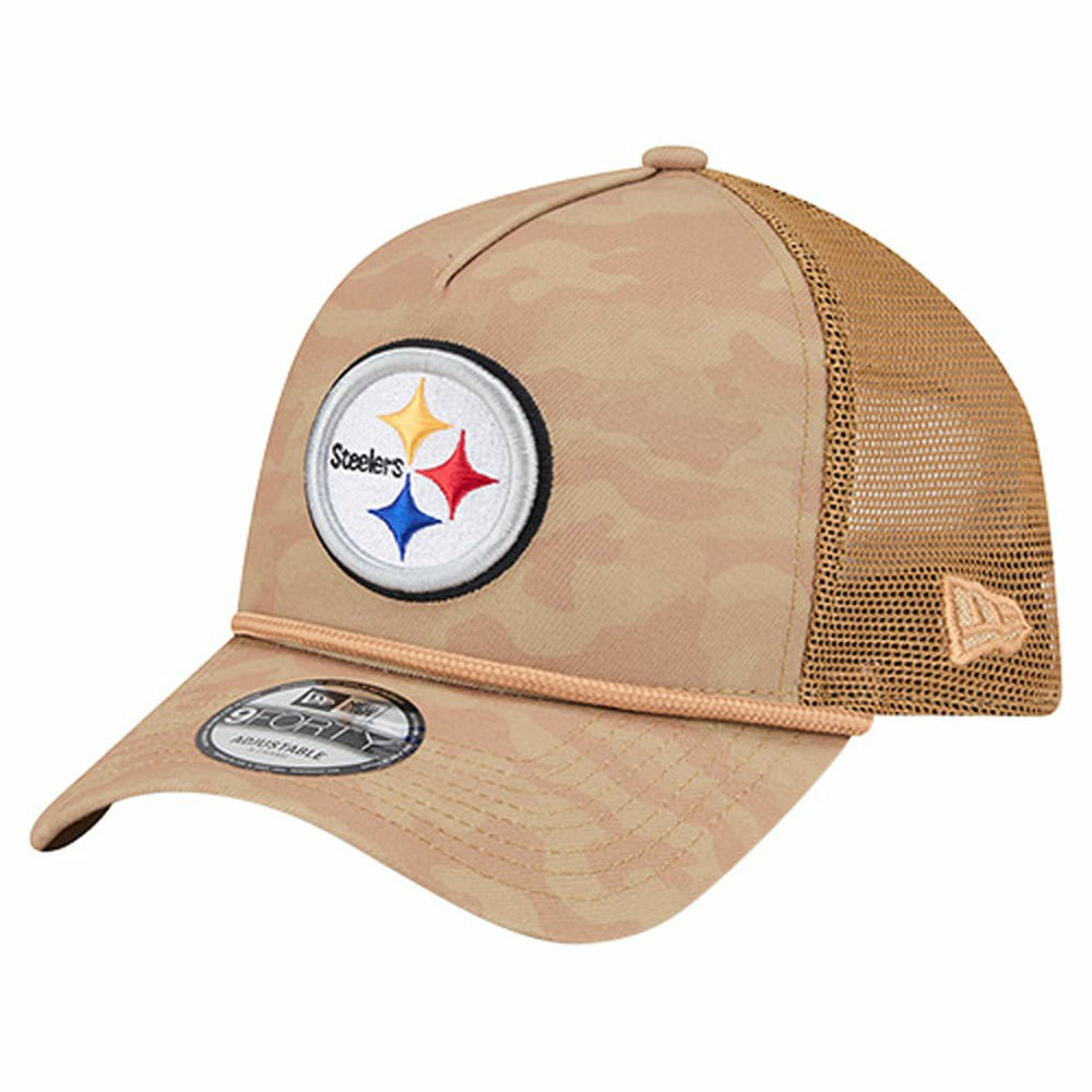 Wheat Camo 9FORTY Adjustable Hat - Pittsburgh Steelers
