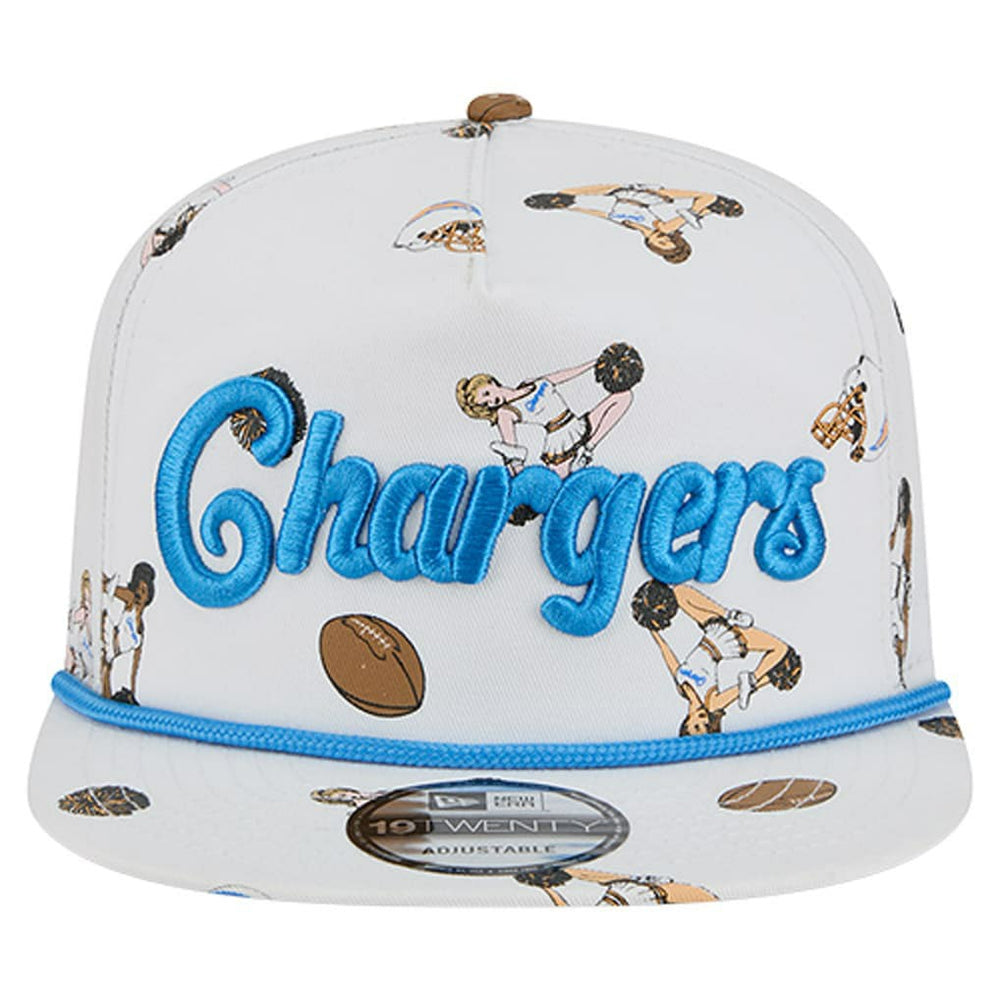 Team Cheer 19TWENTY Snapback Hat - Los Angeles Chargers