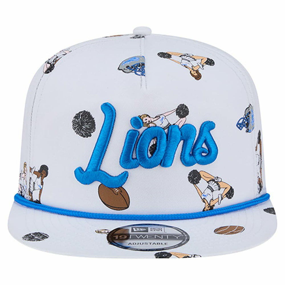 Team Cheer 19TWENTY Snapback Hat - Detroit Lions