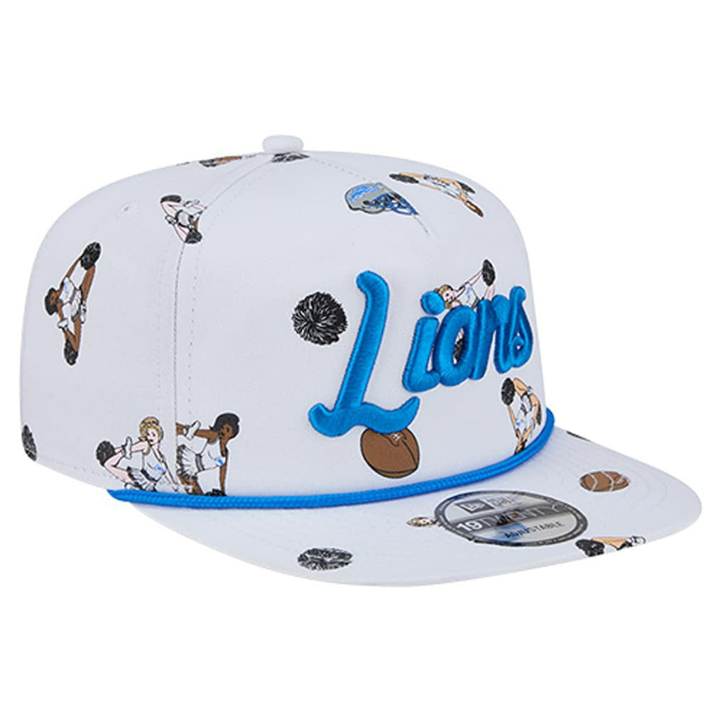 Team Cheer 19TWENTY Snapback Hat - Detroit Lions