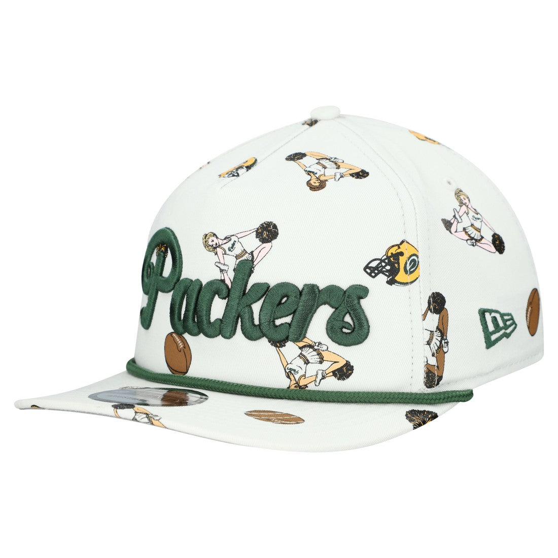 Team Cheer 19TWENTY Snapback Hat - Green Bay Packers