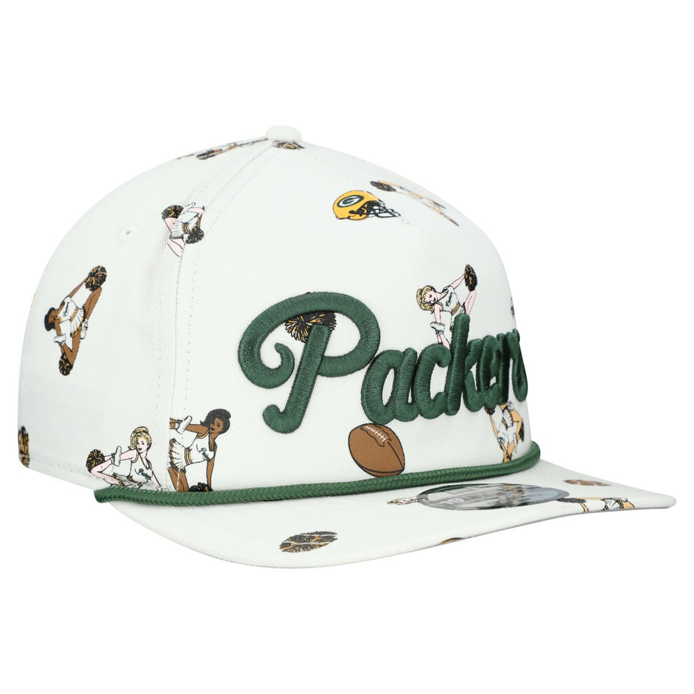 Team Cheer 19TWENTY Snapback Hat - Green Bay Packers