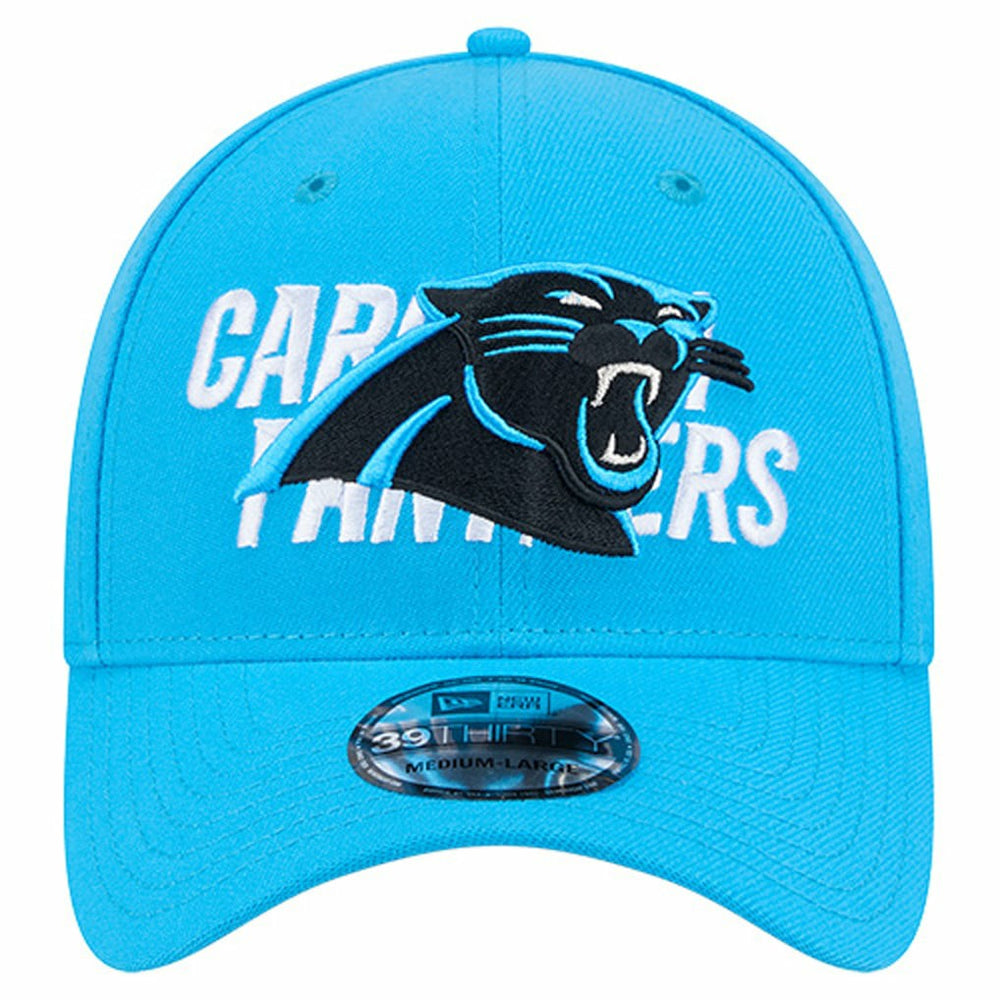 Overlap Logo 39THIRTY Stretch Fit Hat - Carolina Panthers