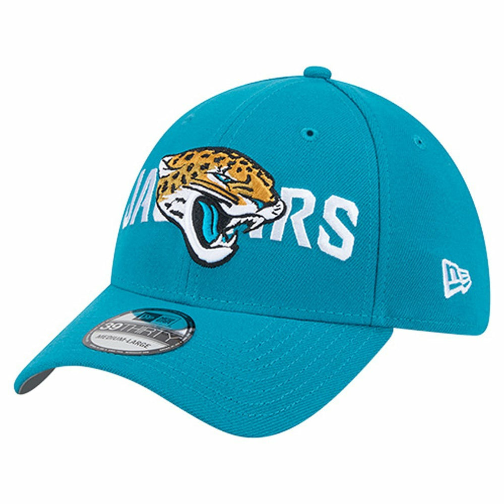 Overlap Logo 39THIRTY Stretch Fit Hat - Jacksonville Jaguars