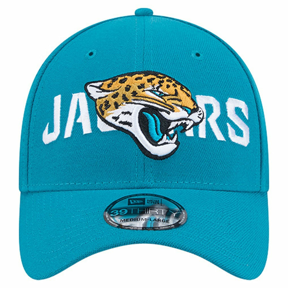 Overlap Logo 39THIRTY Stretch Fit Hat - Jacksonville Jaguars