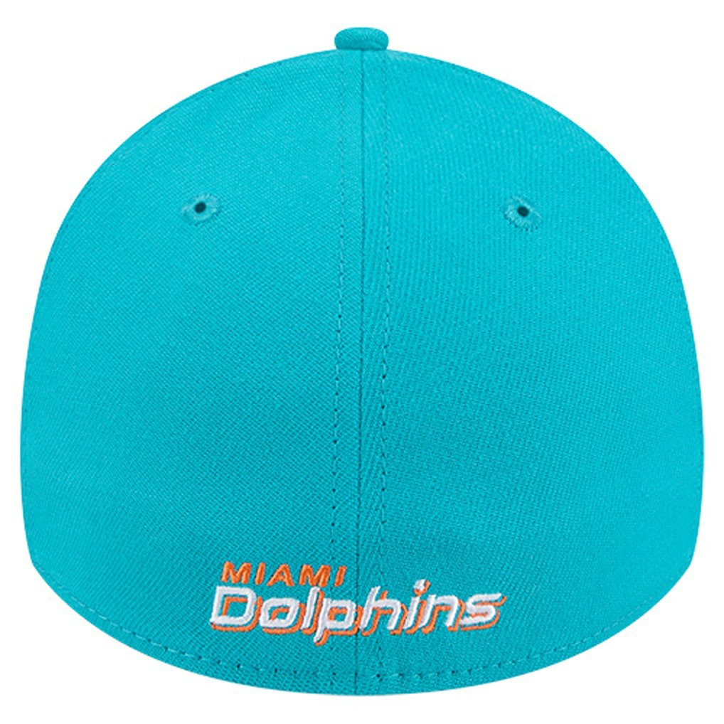 Overlap Logo 39THIRTY Stretch Fit Hat - Miami Dolphins