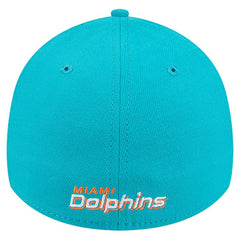 Overlap Logo 39THIRTY Stretch Fit Hat - Miami Dolphins
