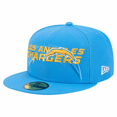 Overlap Wordmark 59FIFTY Fitted Hat - Los Angeles Chargers