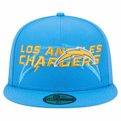 Overlap Wordmark 59FIFTY Fitted Hat - Los Angeles Chargers