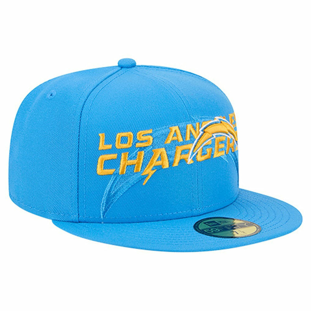 Overlap Wordmark 59FIFTY Fitted Hat - Los Angeles Chargers