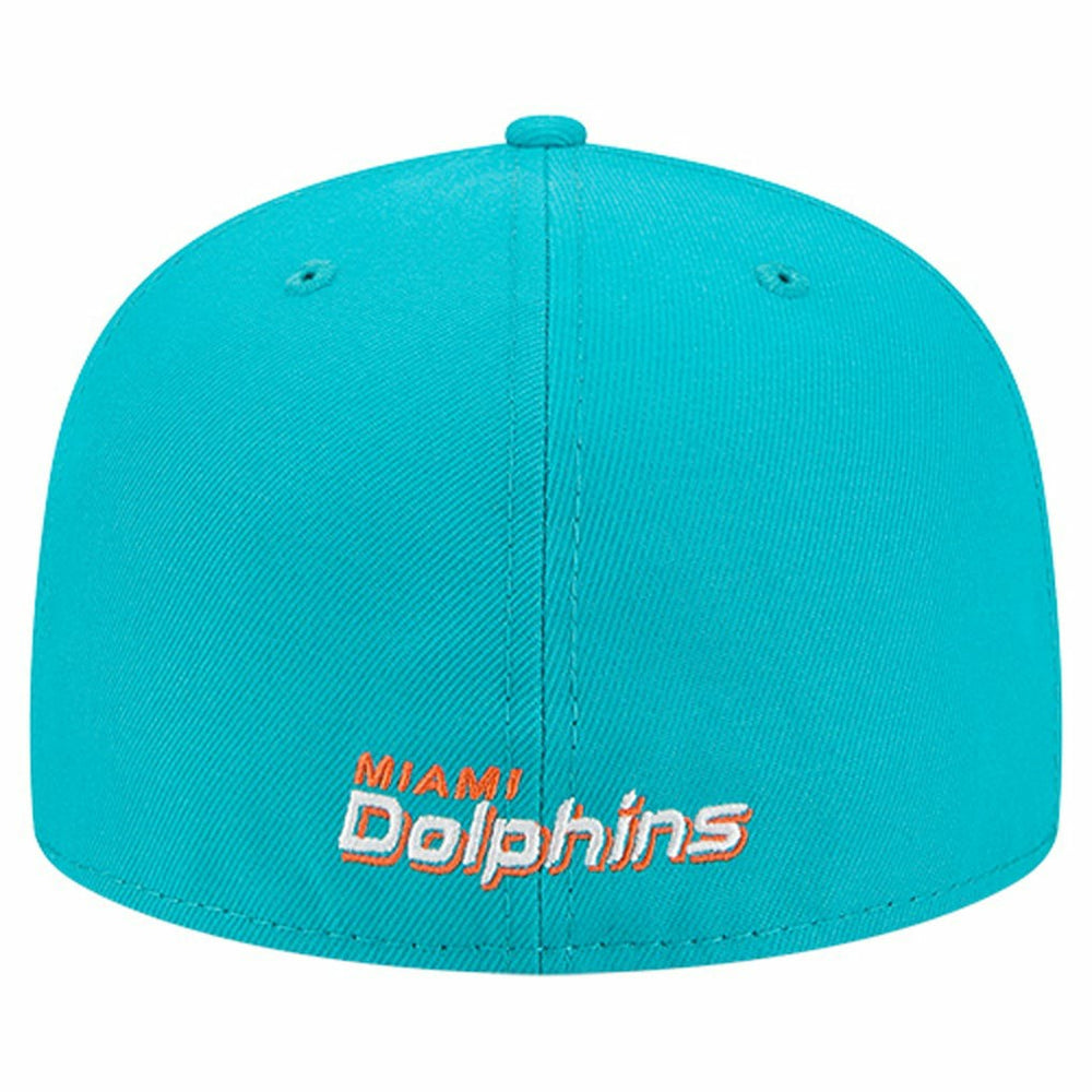 Overlap Wordmark 59FIFTY Fitted Hat - Miami Dolphins