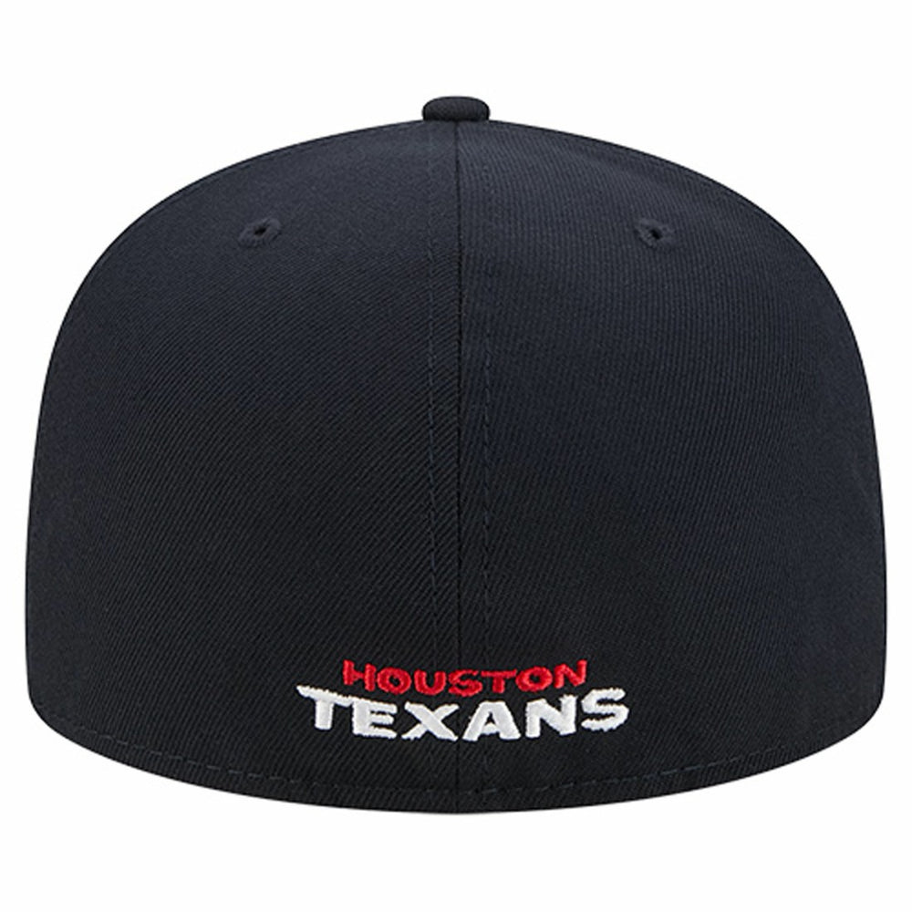 Overlap Wordmark 59FIFTY Fitted Hat - Houston Texans