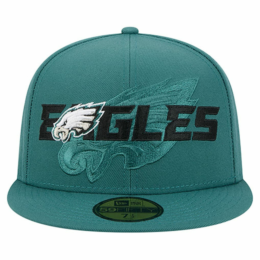 Overlap Wordmark 59FIFTY Fitted Hat - Philadelphia Eagles