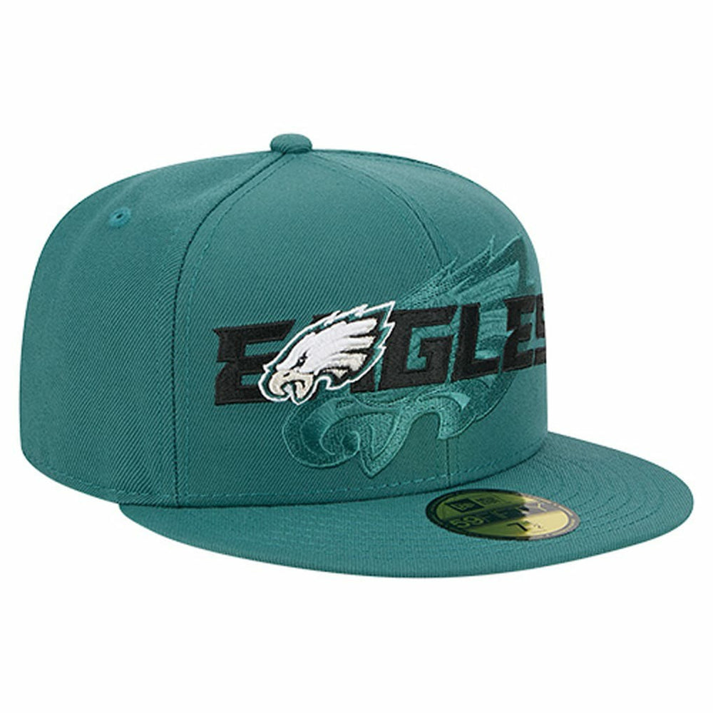 Overlap Wordmark 59FIFTY Fitted Hat - Philadelphia Eagles