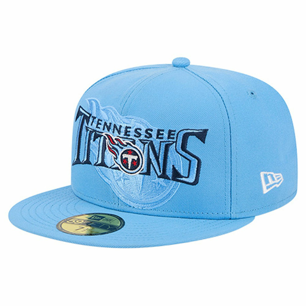 Overlap Wordmark 59FIFTY Fitted Hat - Tennessee Titans