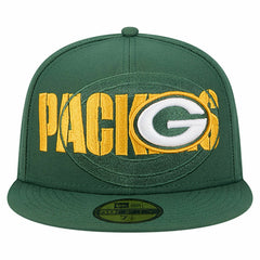 Overlap Wordmark 59FIFTY Fitted Hat - Green Bay Packers