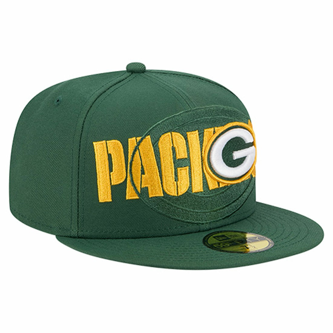 Overlap Wordmark 59FIFTY Fitted Hat - Green Bay Packers