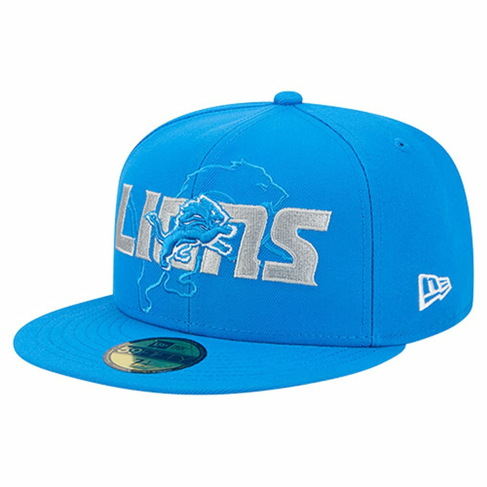 Overlap Wordmark 59FIFTY Fitted Hat - Detroit Lions