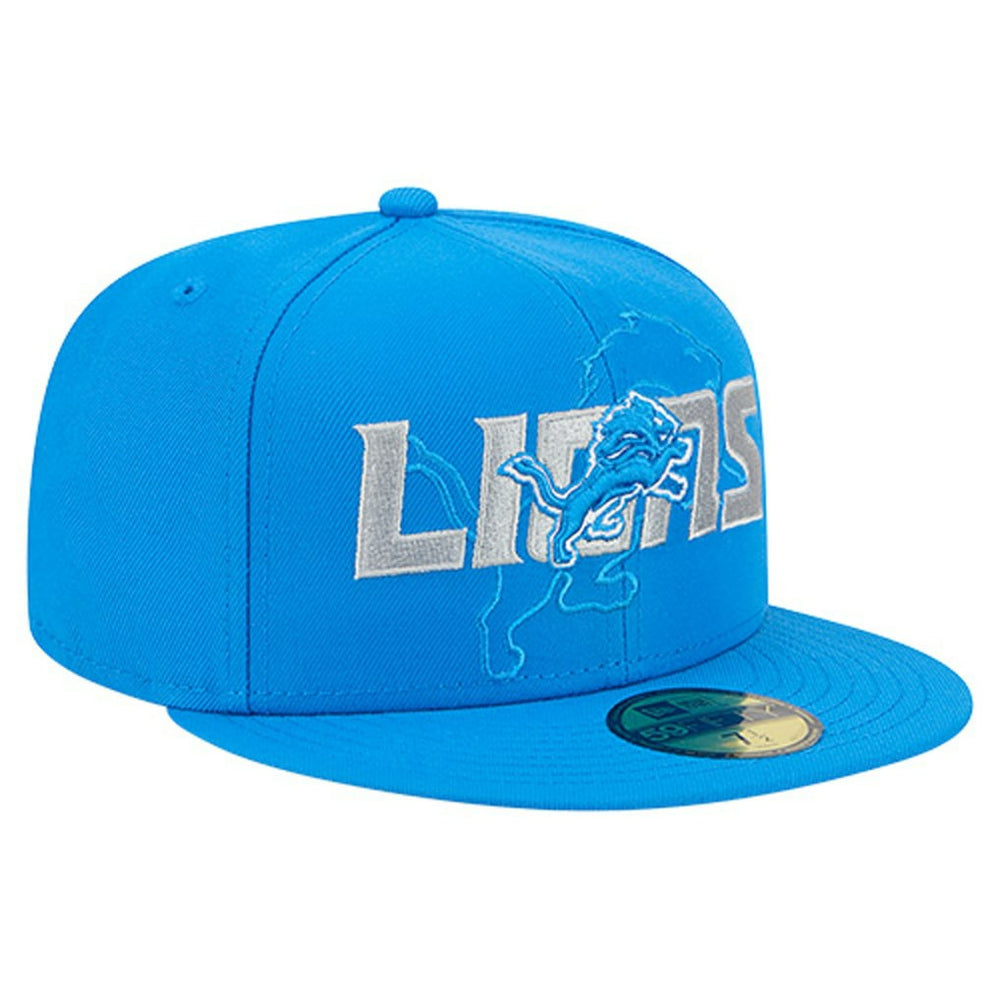 Overlap Wordmark 59FIFTY Fitted Hat - Detroit Lions