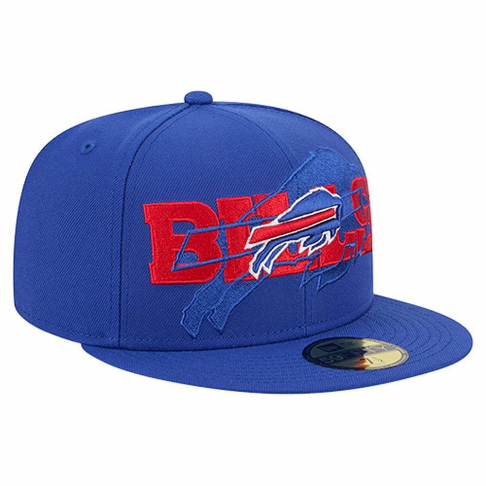 Overlap Wordmark 59FIFTY Fitted Hat - Buffalo Bills