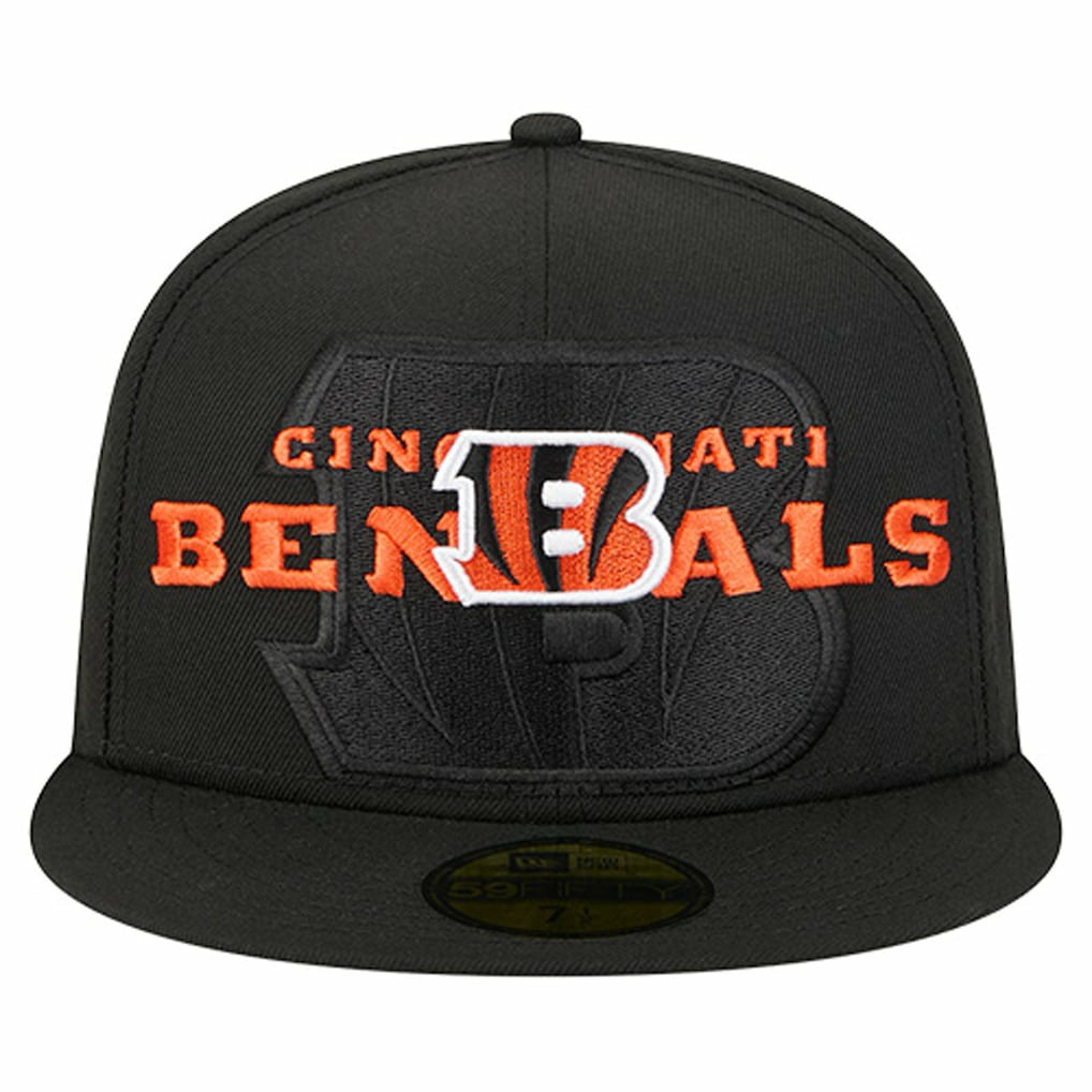 Overlap Wordmark 59FIFTY Fitted Hat - Cincinnati Bengals