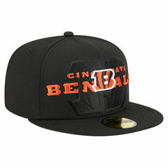 Overlap Wordmark 59FIFTY Fitted Hat - Cincinnati Bengals