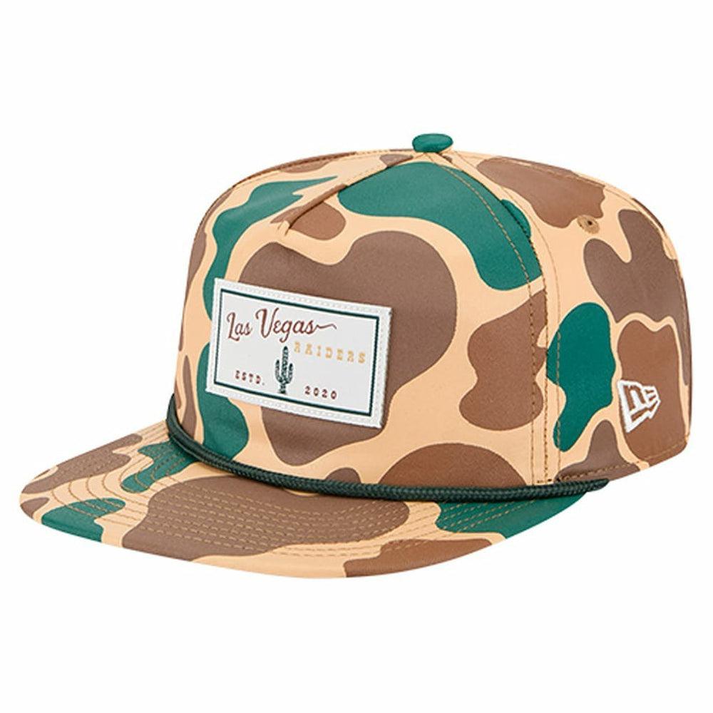 Duck Rope 19TWENTY Snapback Hat - Las Vegas Raiders