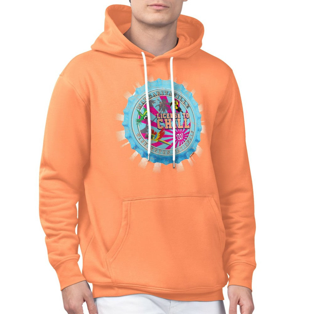 MLB Washington Nationals Margaritaville Chill Bottle Cap Fleece Pullover Hoodie