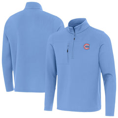 MLB Chicago Cubs Antigua Alternate Logo Insider Quarter-Zip Pullover