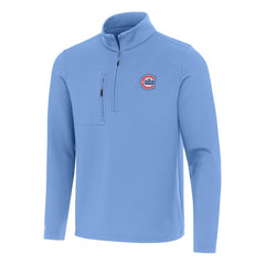 MLB Chicago Cubs Antigua Alternate Logo Insider Quarter-Zip Pullover