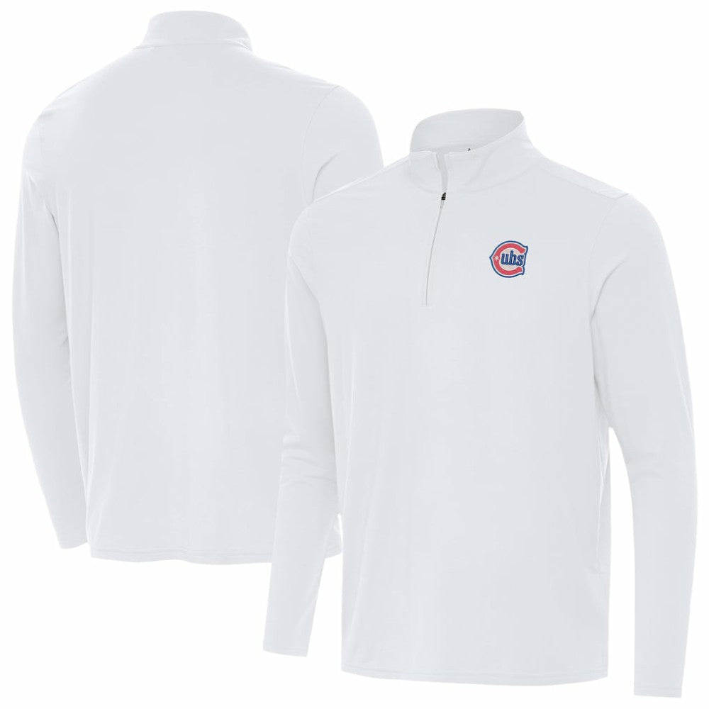 MLB Chicago Cubs Antigua Alternate Logo Intent Quarter-Zip Pullover