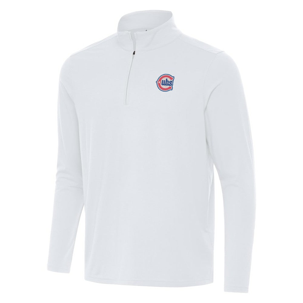 MLB Chicago Cubs Antigua Alternate Logo Intent Quarter-Zip Pullover