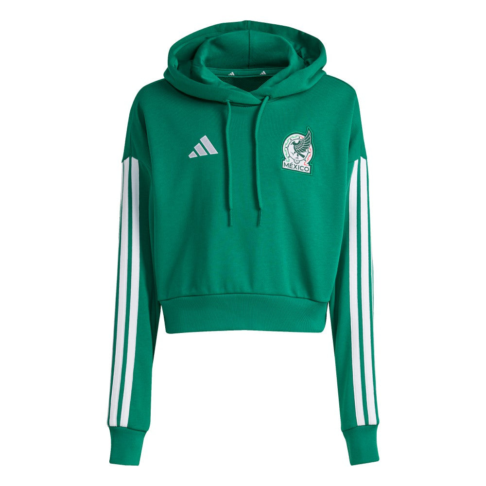 Mexico National Team Women's FIFA x World Cup Alphaskin Cropped Hoodie - Adidas Green
