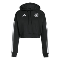 Germany National Team Women's FIFA x World Cup Alphaskin Cropped Hoodie - Adidas Black