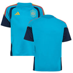 Spain National Team Youth FIFA x World Cup 2026 Tiro Training Jersey - Adidas Turquoise