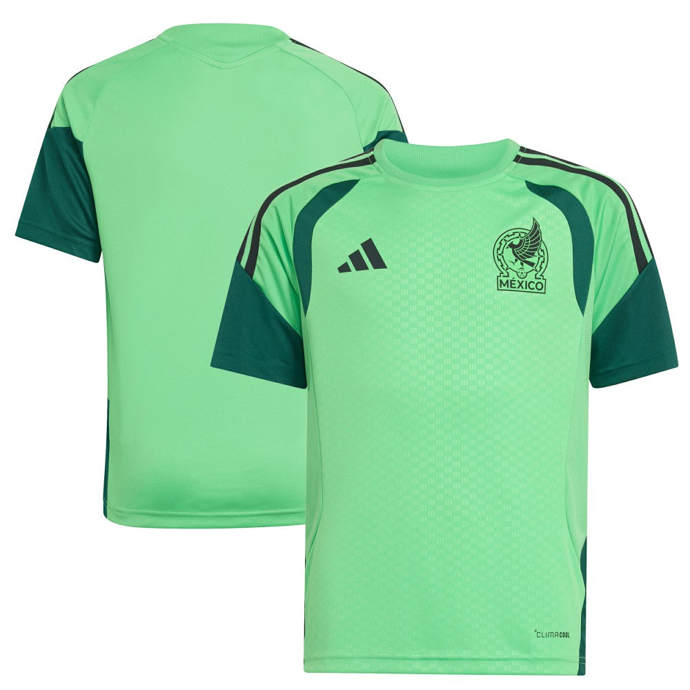 Mexico National Team Youth FIFA x World Cup 2026 Tiro Training Jersey - Adidas Green