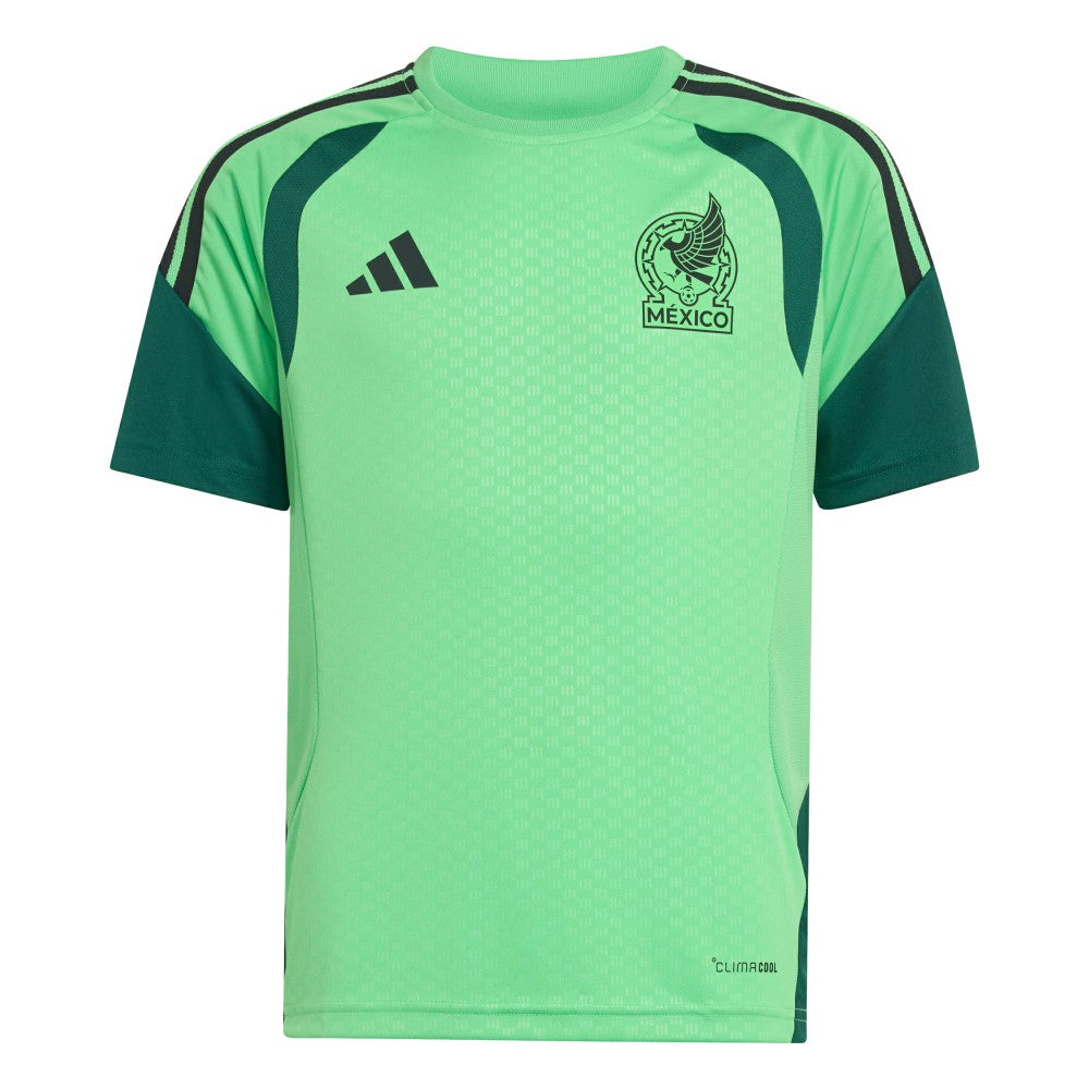 Mexico National Team Youth FIFA x World Cup 2026 Tiro Training Jersey - Adidas Green