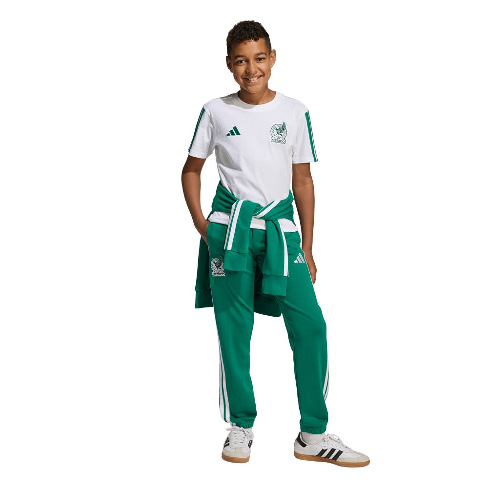 Mexico National Team Youth FIFA x World Cup Alphaskin T-Shirt - Adidas White