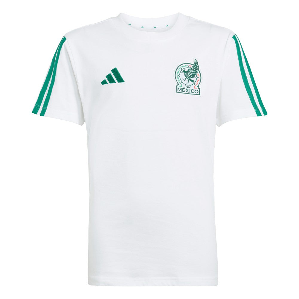 Mexico National Team Youth FIFA x World Cup Alphaskin T-Shirt - Adidas White